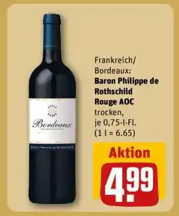 REWE Baron Philippe de Rothschild Rouge AOC Angebot
