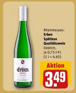 REWE Erben Spätlese Qualitätswein Angebot