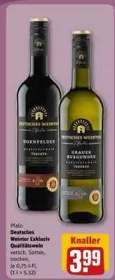 REWE Deutsches Weintor Exklusiv Qualitätswein Angebot