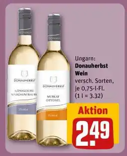 REWE Donauherbst Wein Angebot