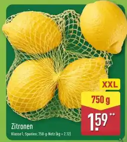 Aldi Nord Zitronen Angebot