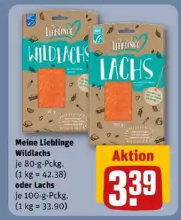REWE Meine Lieblinge Wildlachs oder Lachs Angebot