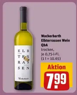 REWE Wackerbarth Elbterrassen Wein QbA Angebot