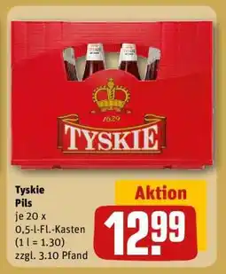 REWE Tyskie Pils Angebot