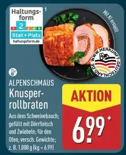 Aldi Nord ALPENSCHMAUS Knusperrollbraten Angebot