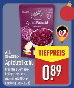Aldi Nord ALL SEASONS Apfelrotkohl Angebot