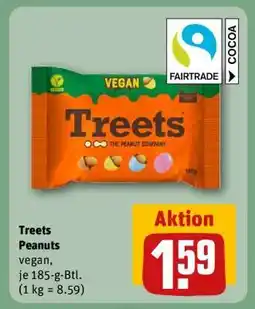 REWE Treets Peanuts Angebot