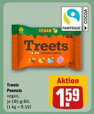 REWE Treets Peanuts Angebot