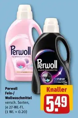 REWE Perwoll Fein-/Wollwaschmittel Angebot