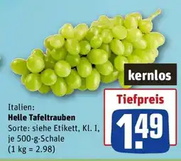 REWE Helle Tafeltrauben Angebot