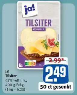 REWE ja! Tilsiter Angebot