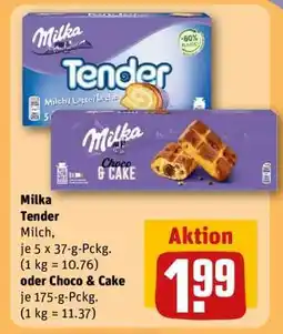 REWE Milka Tender Milch oder Choco & Cake Angebot