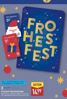 Aldi Nord Gutschein-Adventskalender Angebot