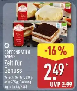 Aldi Nord COPPENRATH & WIESE Zeit für Genuss Angebot
