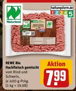 REWE REWE Bio Hackfleisch gemischt Angebot