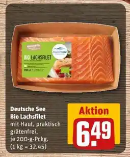REWE Deutsche See Bio Lachsfilet Angebot