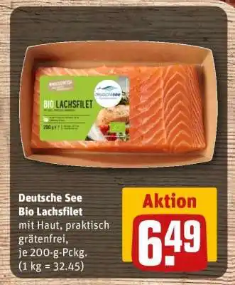 REWE Deutsche See Bio Lachsfilet Angebot