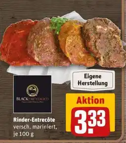 REWE Rinder-Entrecôte Angebot