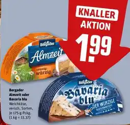 REWE BERGADER Almzeit oder Bavaria Blu Angebot