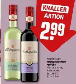 REWE Rotkäppchen Wein QW/QbA Angebot