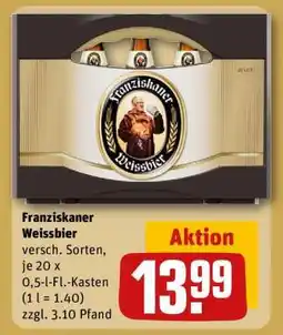 REWE Franziskaner Weissbier Angebot