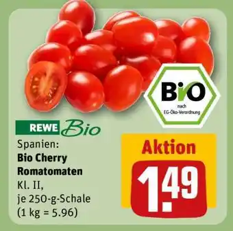 REWE Bio Cherry Romatomaten Angebot