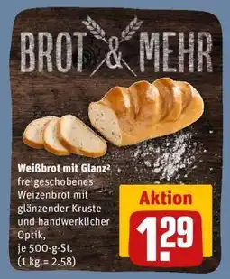 REWE Weißbrot mit Glanz² Angebot