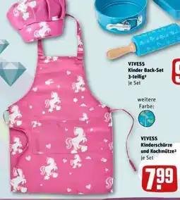 REWE VIVESS Kinderschürze und Kochmütze Angebot