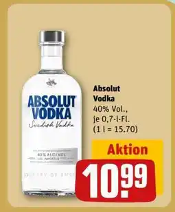 REWE Absolut Vodka Angebot