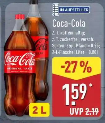 Aldi Nord Coca-Cola Angebot