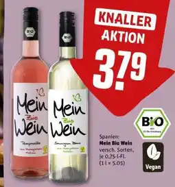 REWE Mein Bio Wein Angebot