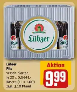 REWE Lübzer Pils Angebot