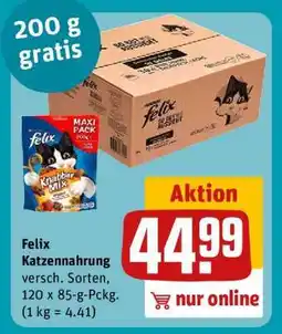 REWE felix Katzennahrung Angebot