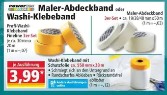 Norma Maler-Abdeckband oder Washi-Klebeband Angebot