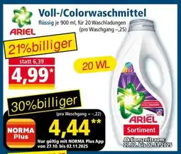 Norma Voll-/Colorwaschmittel Angebot