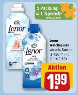REWE Lenor Weichspüler Angebot