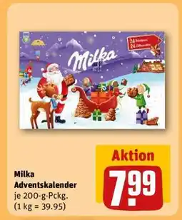 REWE MILKA Adventskalender Angebot