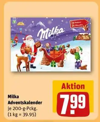 REWE MILKA Adventskalender Angebot