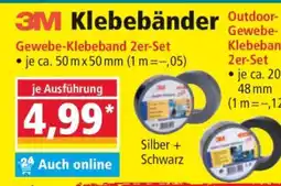 Norma 3M Klebebänder Gewebe-Klebeband 2er-Set Angebot