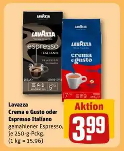 REWE Lavazza Crema e Gusto oder Espresso Italiano Angebot