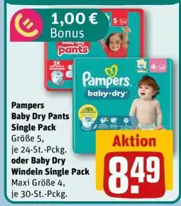 REWE Pampers Baby Dry Pants Single Pack Angebot