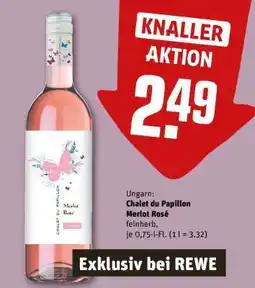 REWE Chalet du Papillon Merlot Rosé Angebot