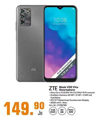 Saturn Zte Blade V30 Vita Smartphone Angebot