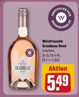 REWE Weinfreunde Granbeau Rosé Angebot