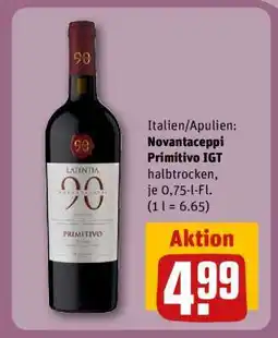 REWE Novantaceppi Primitivo IGT Angebot