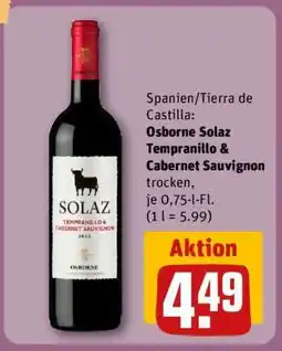 REWE Osborne Solaz Tempranillo & Cabernet Sauvignon Angebot