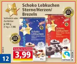 Norma Schoko Lebkuchen Sterne/Herzen/Brezeln Angebot