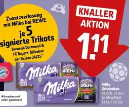 REWE MILKA Schokolade Angebot
