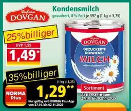 Norma DOVGAN Kondensmilch Angebot