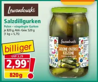 Norma Salzdillgurken Angebot